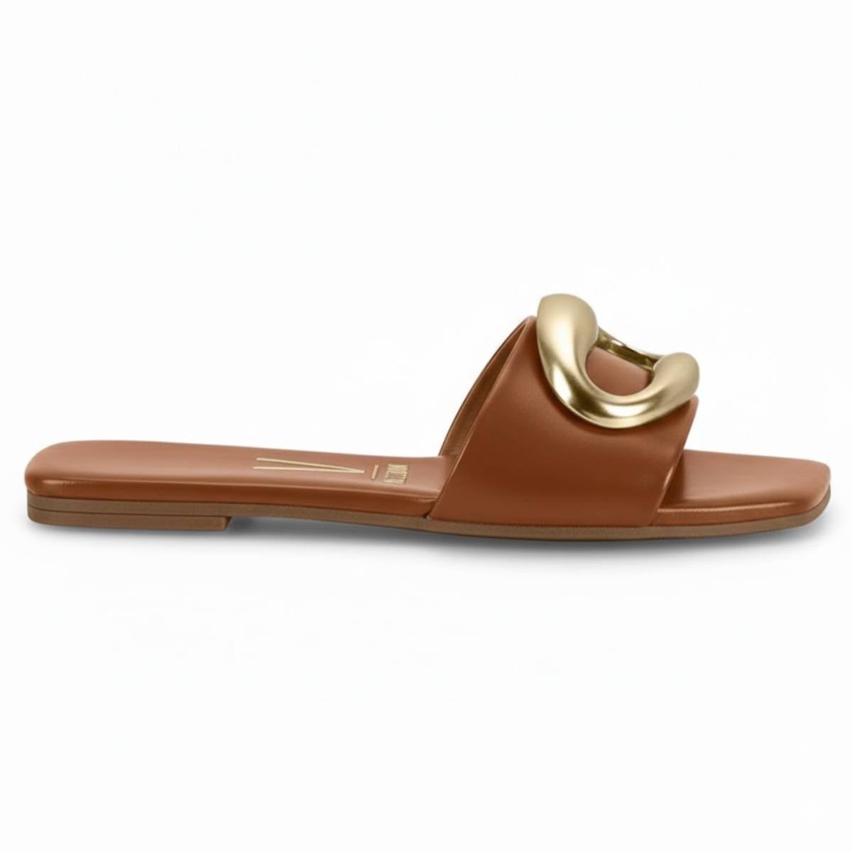 Sandalia Vizzano Chinelo Tamanco Feminino Confortavel Original Mocca 2