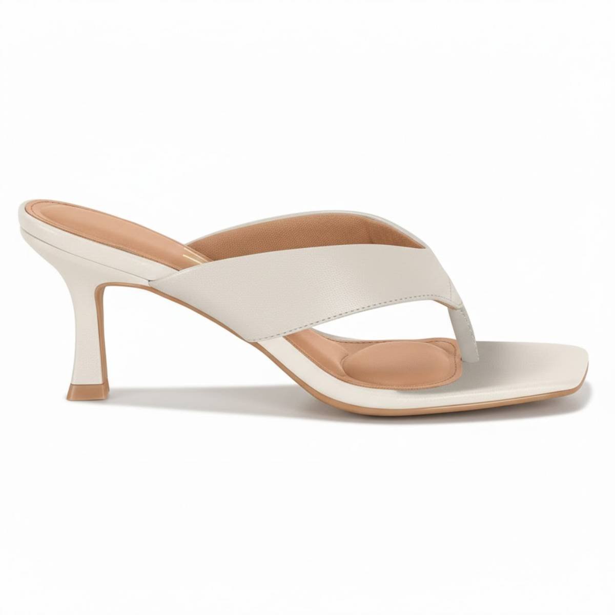 Sandalia Vizzano Casual Salto Medio Feminino Branco 2