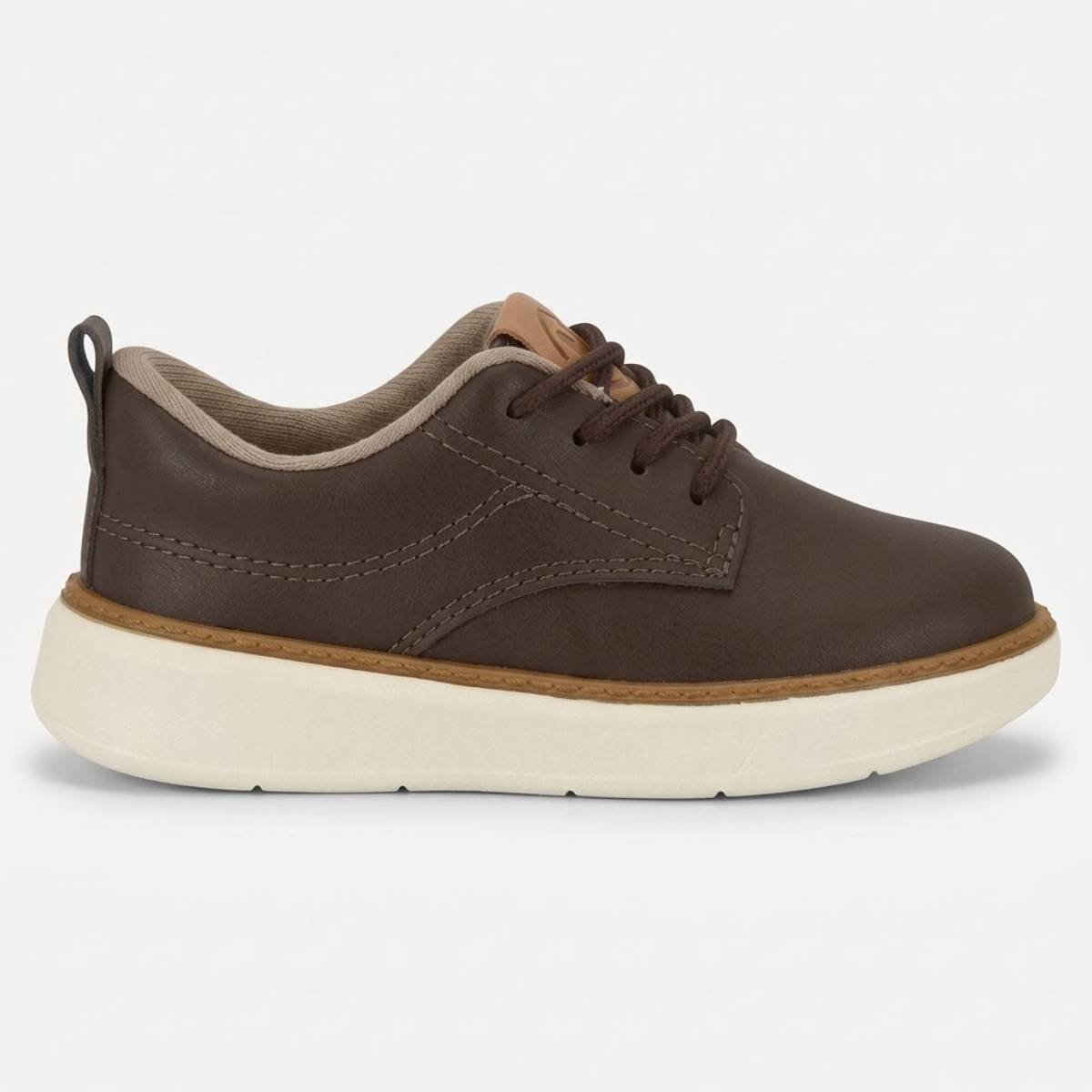 Tenis Menino Molekinho Chunky Casual Confortavel Original Café 2