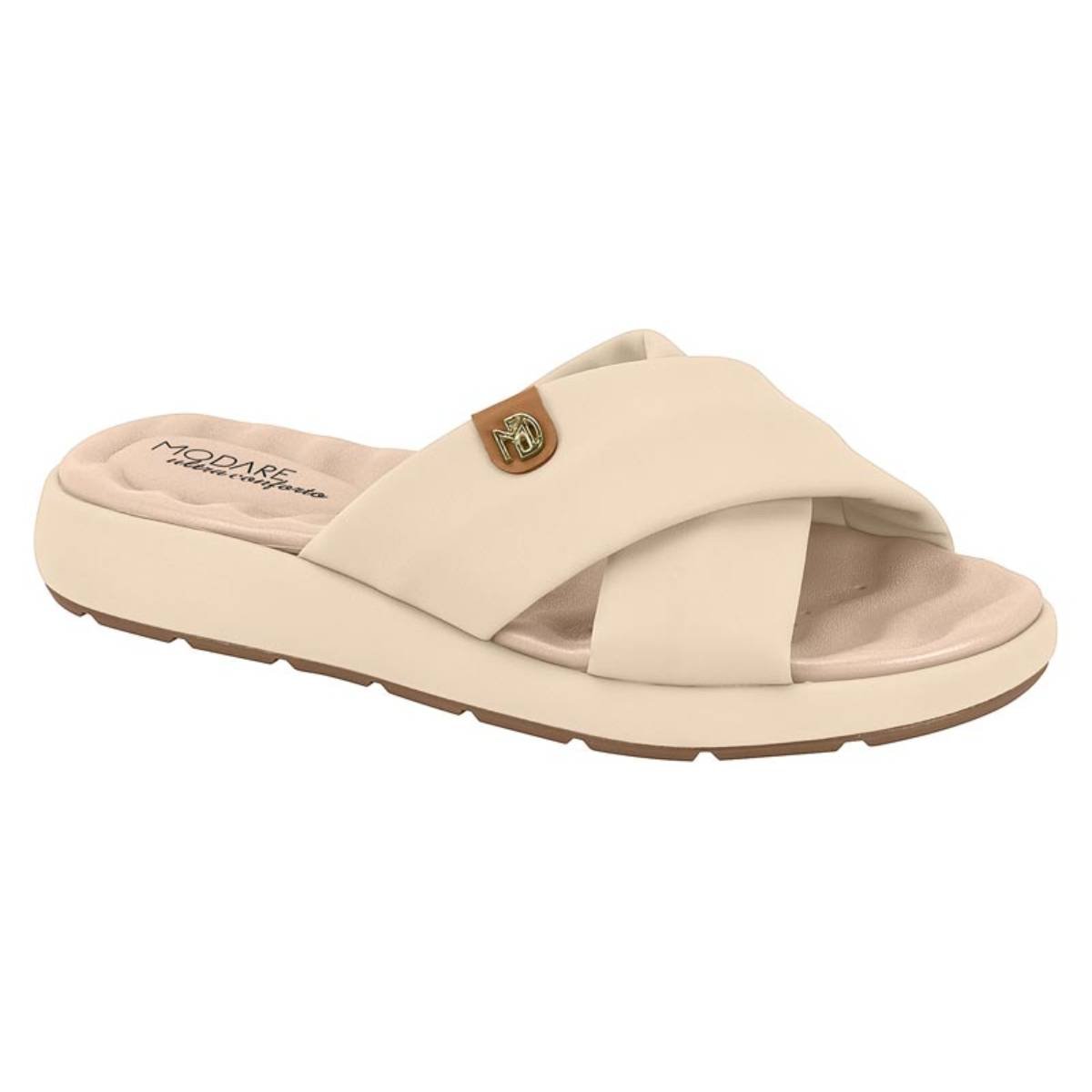 Sandalia Chinelo Feminina Modare Ortopedica Casual Tiras Ultraconfortavel Esporao Confortavel Original