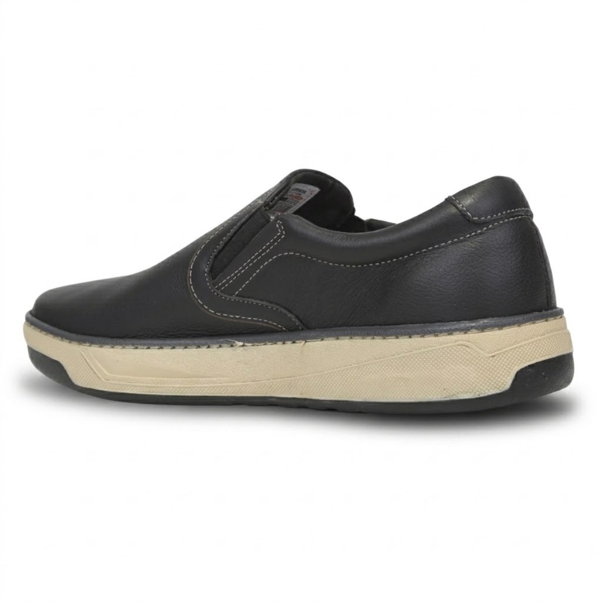 Sapatenis Masculino Ferracini Angra Slip On Calce Facil Confortavel Preto 3