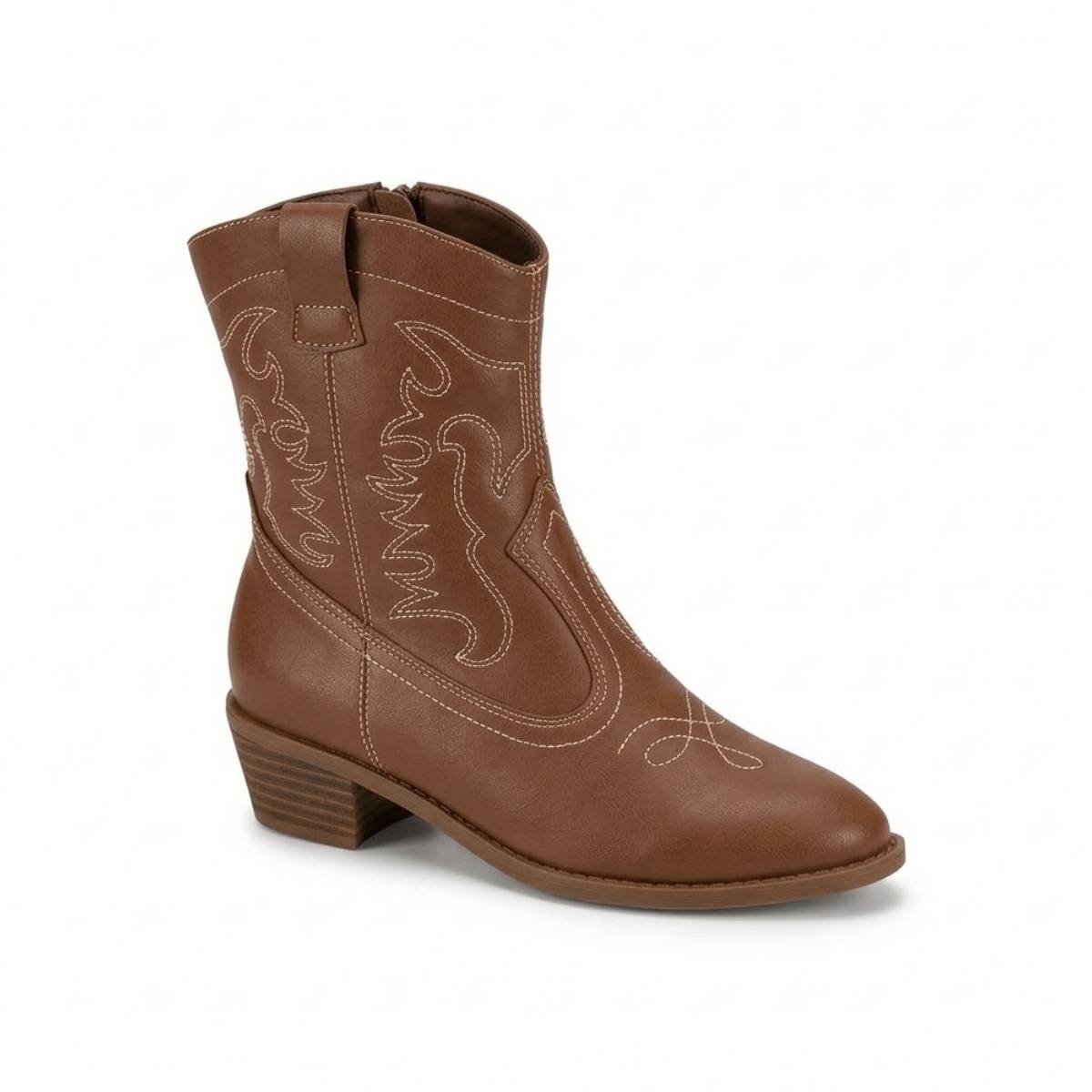 Bota Feminina Moleca Cowboy Casual Tratorada Confortavel Original
