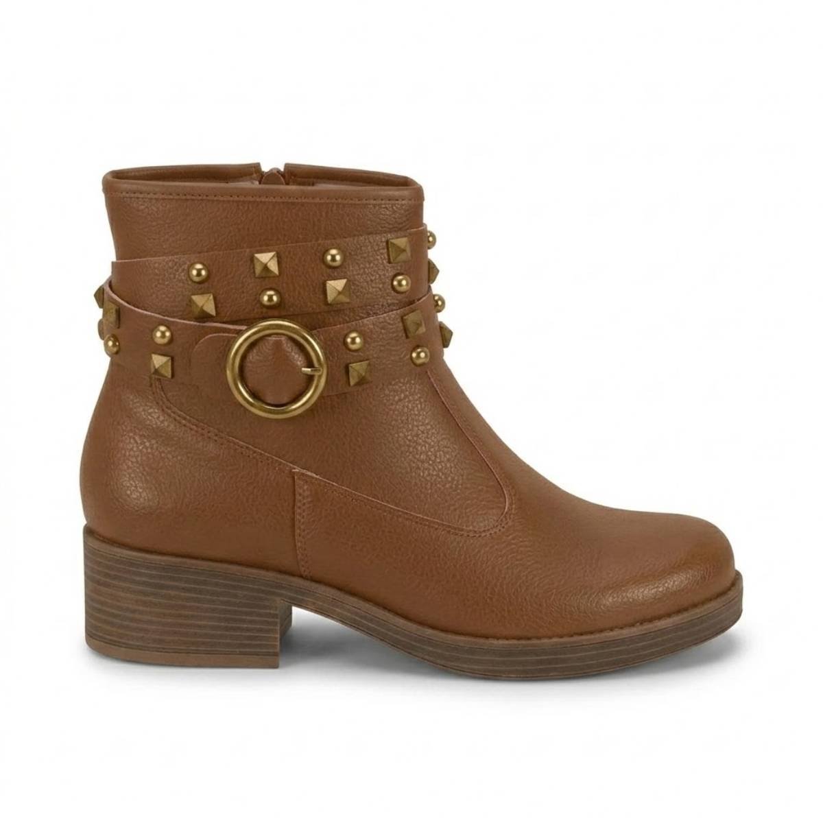 Bota Feminina Moleca Casual Tratorada Confortavel Original Caramelo 2