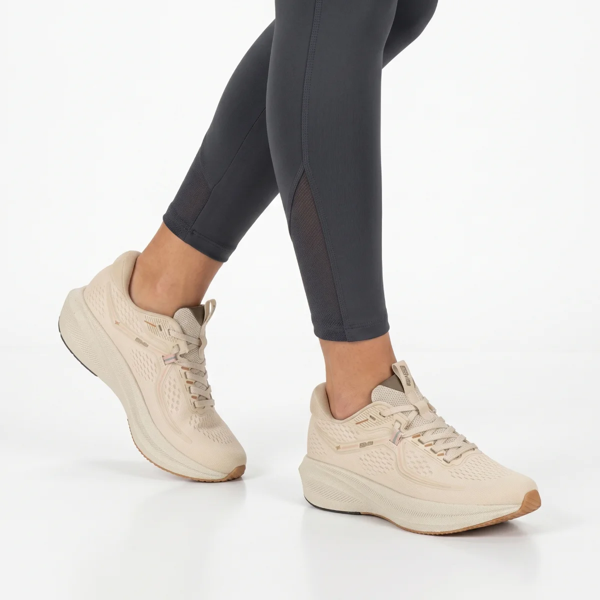 Tenis Feminino Actvitta Casual Confortavel Esportivo Academia Sneaker Branco 3