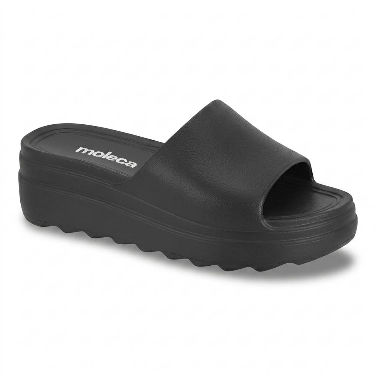 Sandalia Feminina Moleca Papete Tratorada  Casual Nuvem Confortavel Original
