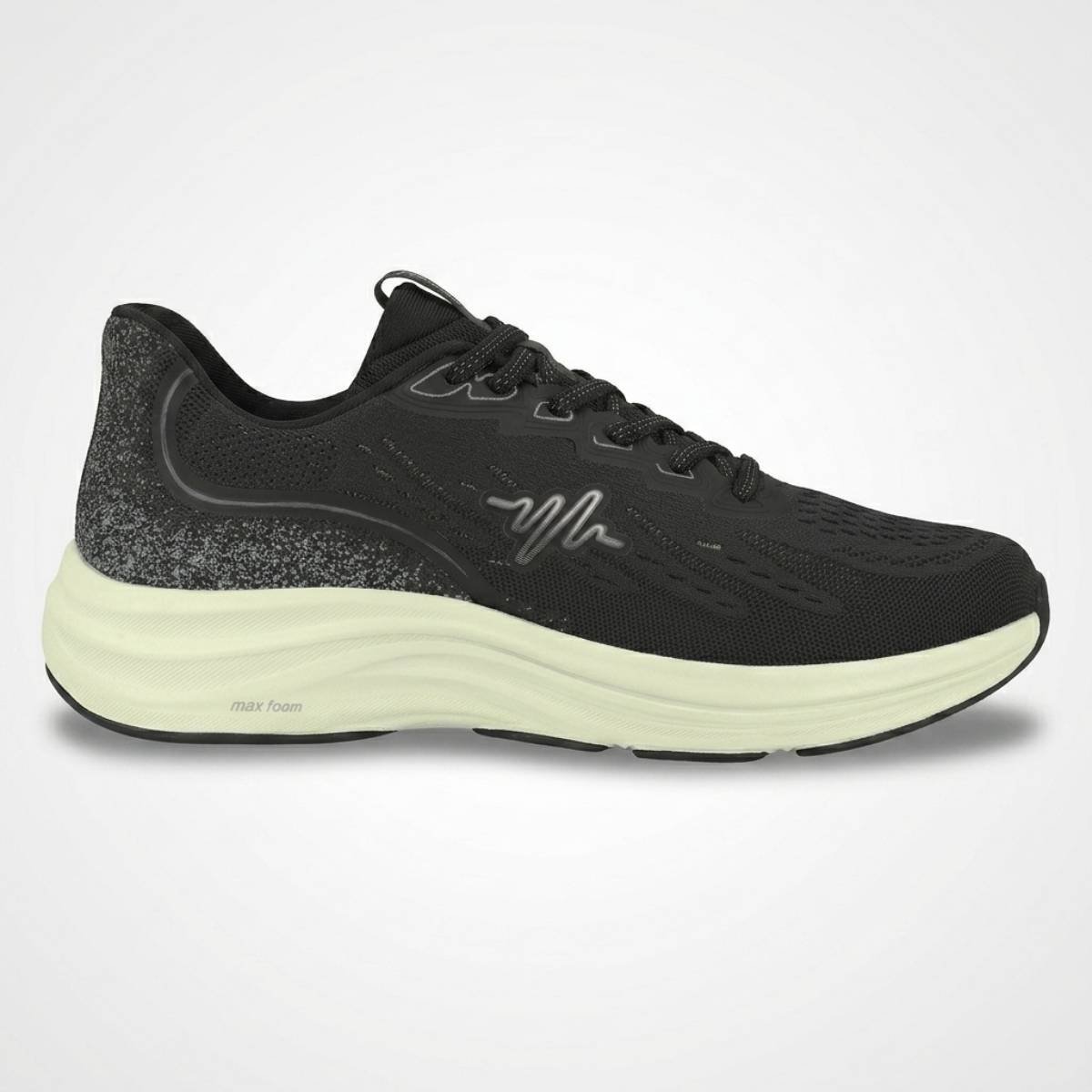 Tenis Masculino Activitta Casual Esporte Plataforma Confortavel Original Preto/Chumbo 2
