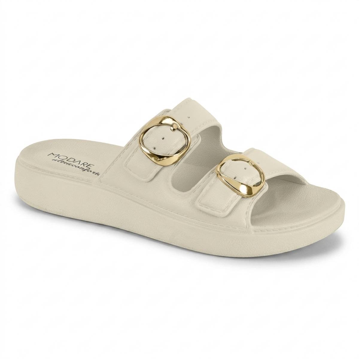Tamanco Papete Feminina Modare Casual Confortavel Ortopedica Fivela Original