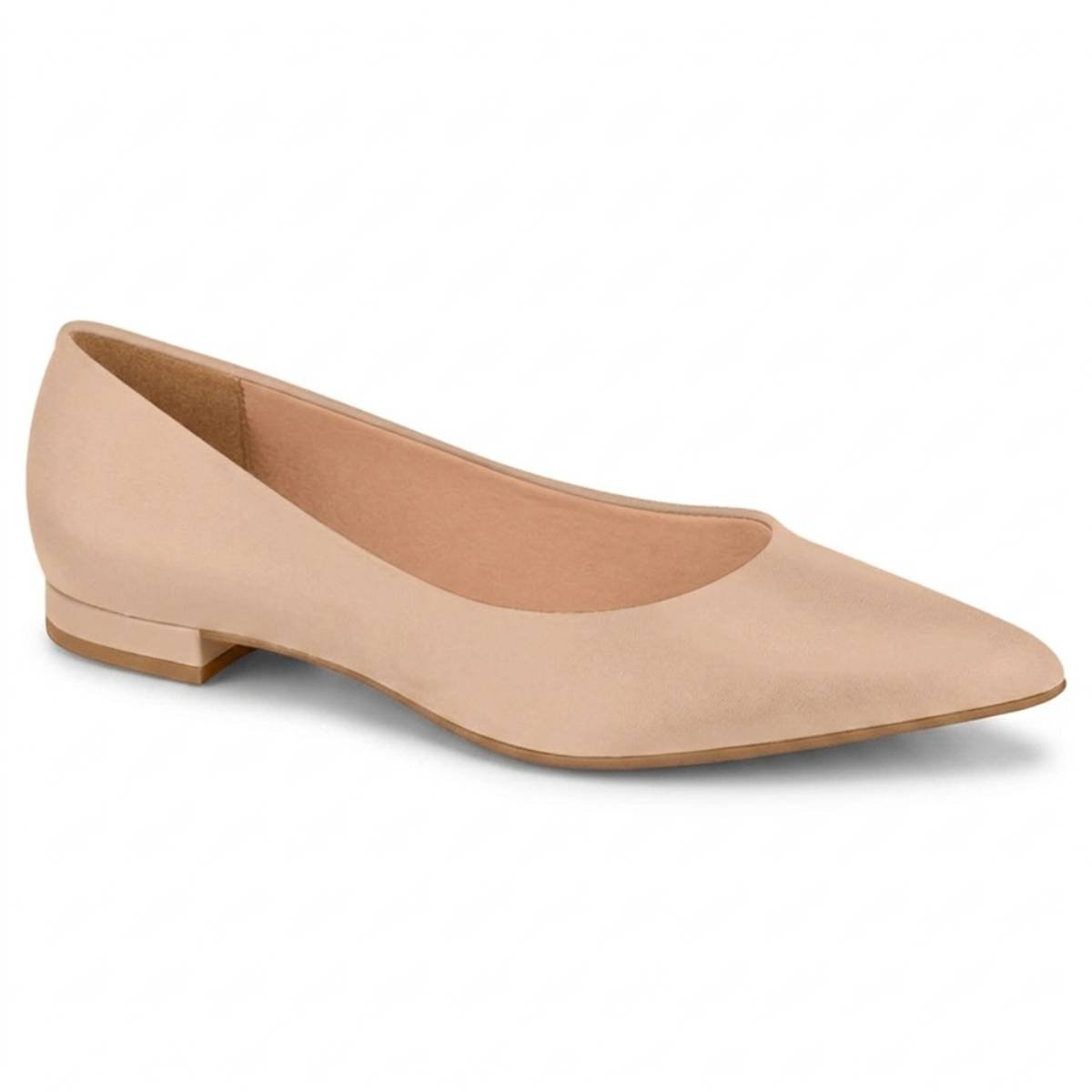 Sapatilha Feminina Vizzano Casual Salto Baixo Bloco Grosso Confortavel Original Bege 2