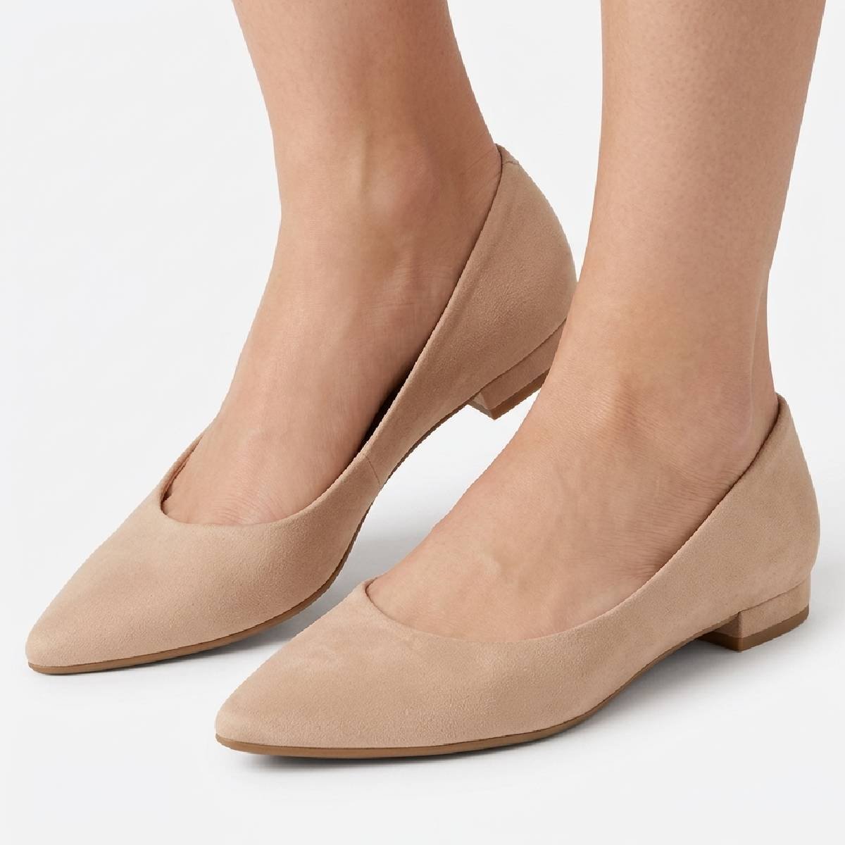 Sapatilha Feminina Vizzano Casual Salto Baixo Bloco Grosso Confortavel Original Bege 4