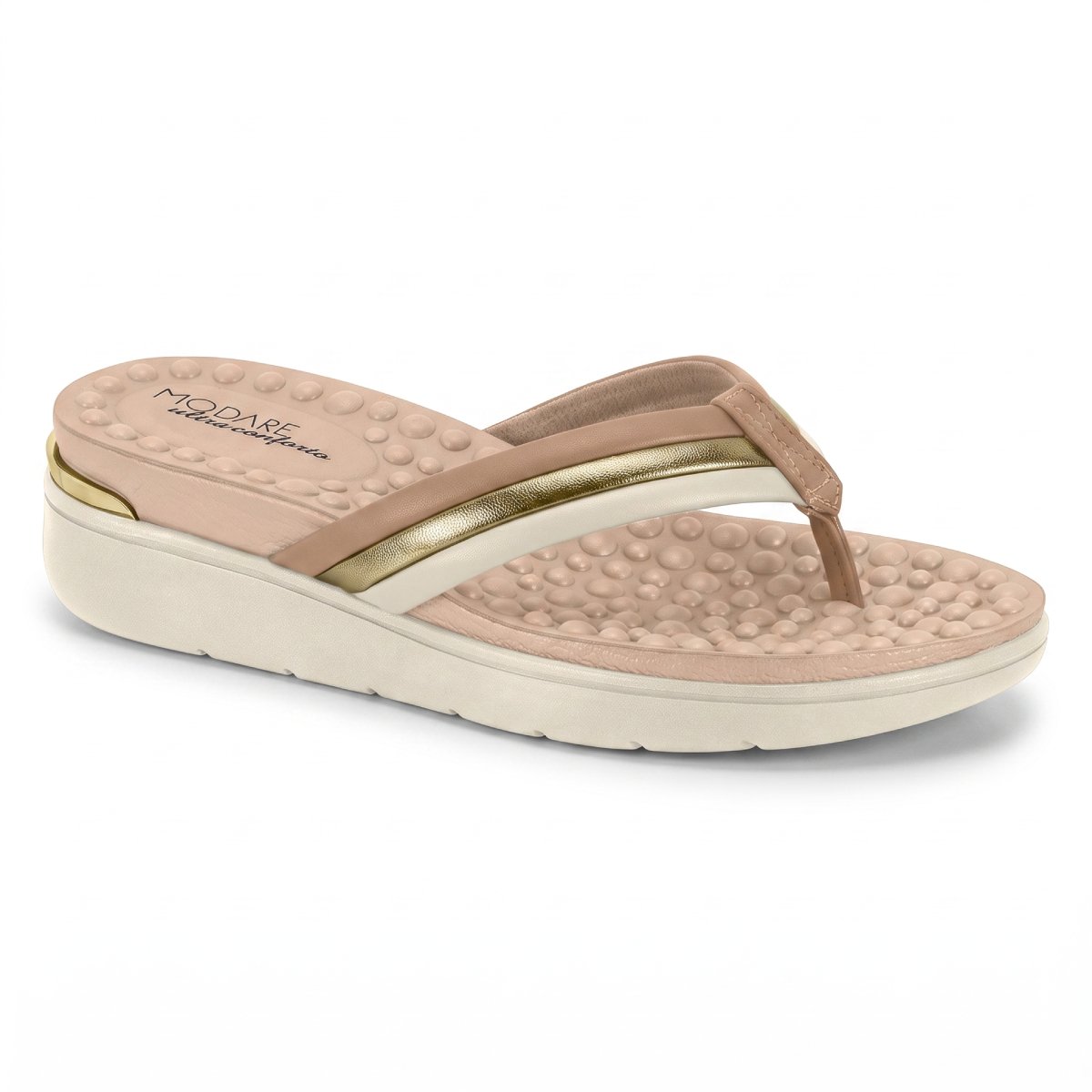 Cor Nude/Dourado