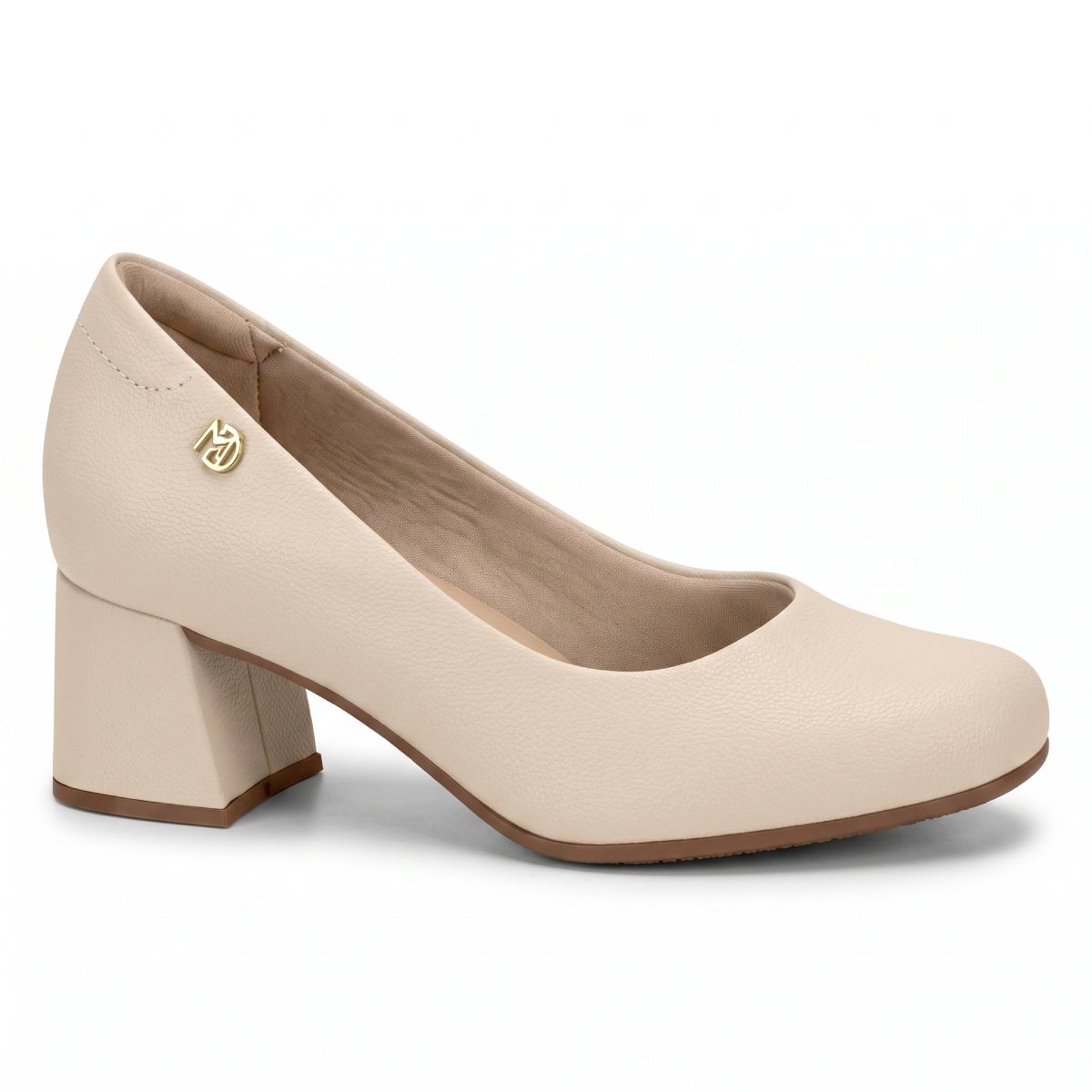 Scarpin Feminino Modare Ultraconforto Salto Baixo Bloco Grosso Casual Confortavel Original