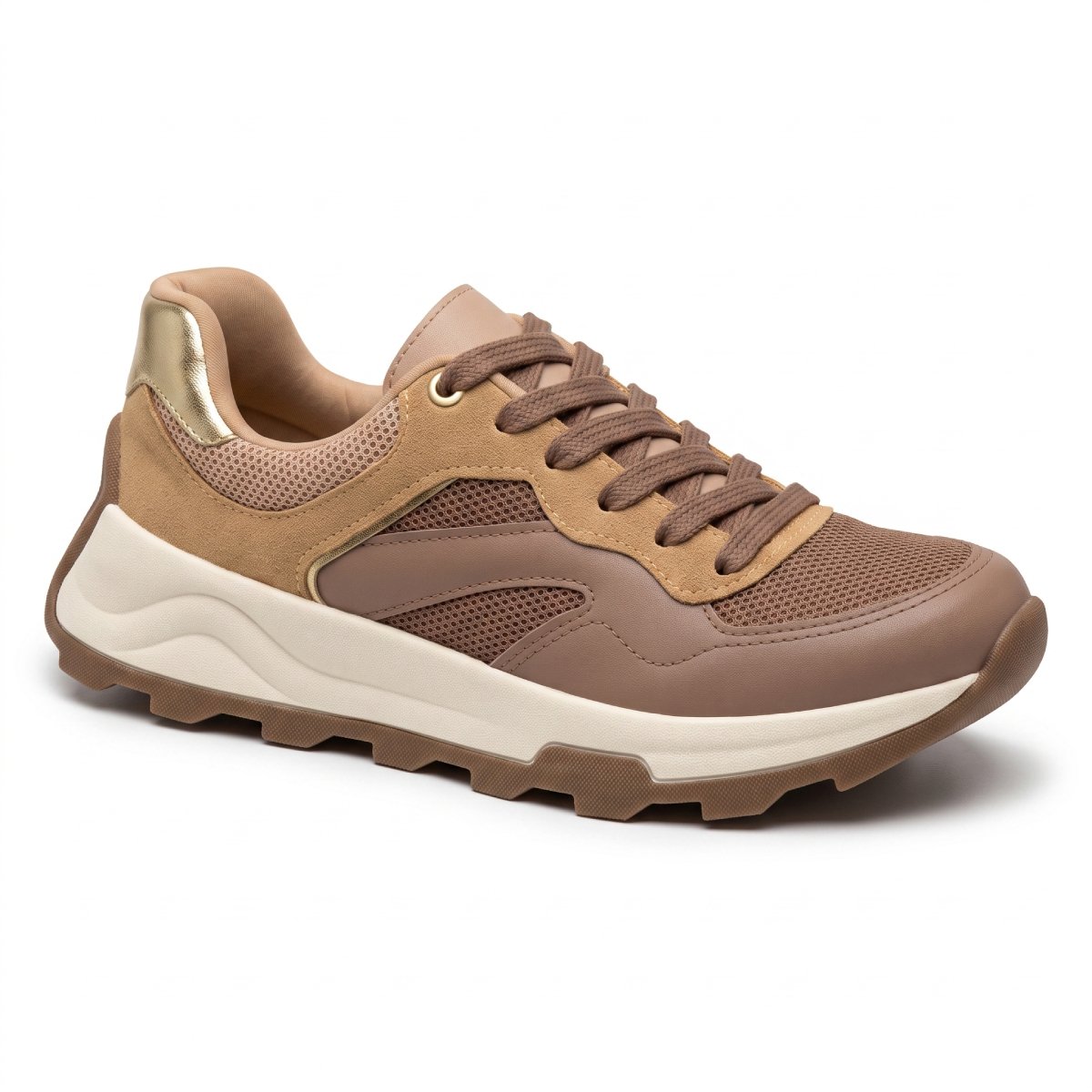 Tenis Feminino Beira Rio Casual Robusto Tratorado Esportivo