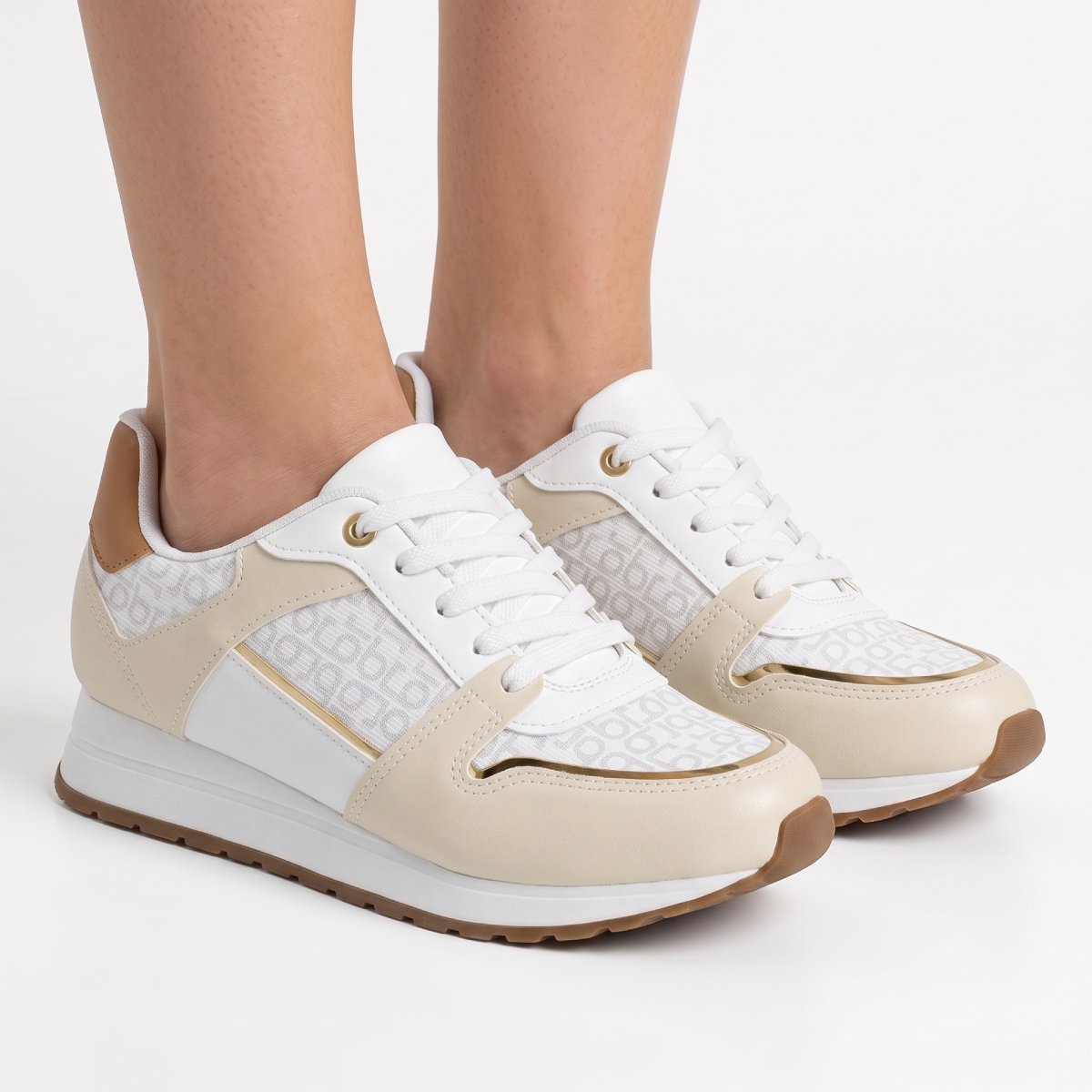 Tenis Feminino Beira Rio Casual Camila Queiroz Sneaker Tratorado Confortavel Original Branco 3