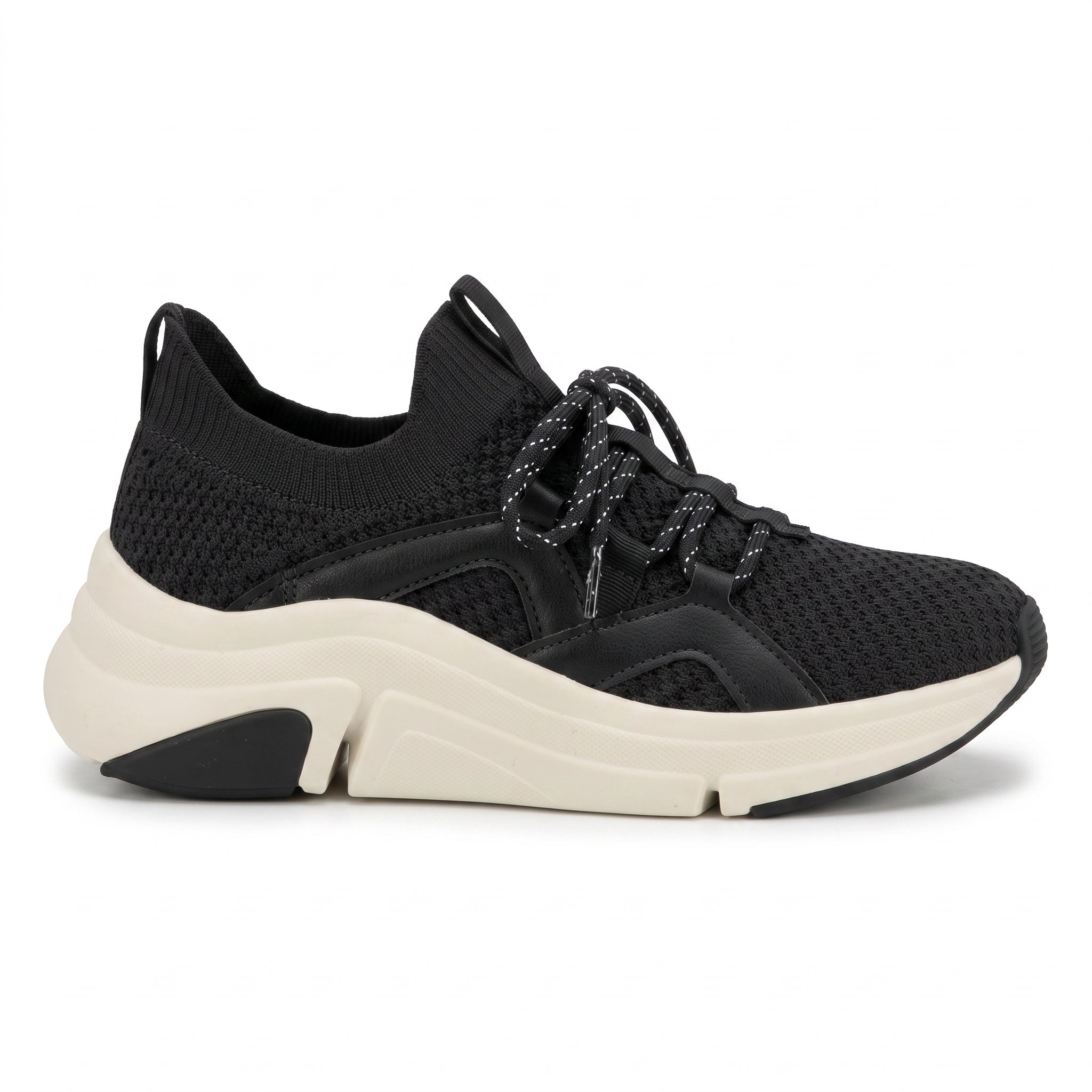 Tenis Feminino Modare Casual Ultraconforto Plataforma Esporte Confortavel Original Preto 4