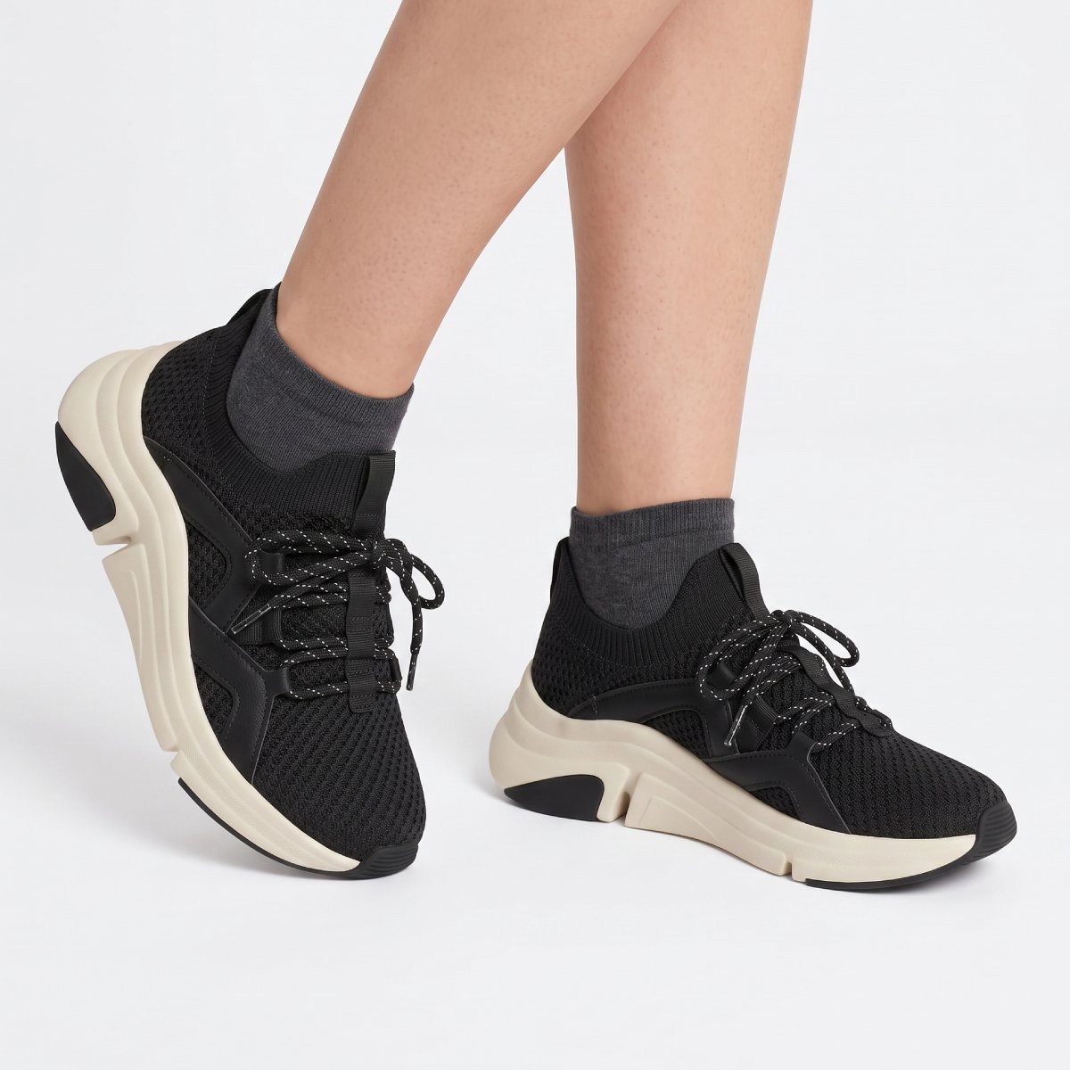 Tenis Feminino Modare Casual Ultraconforto Plataforma Esporte Confortavel Original Preto 5