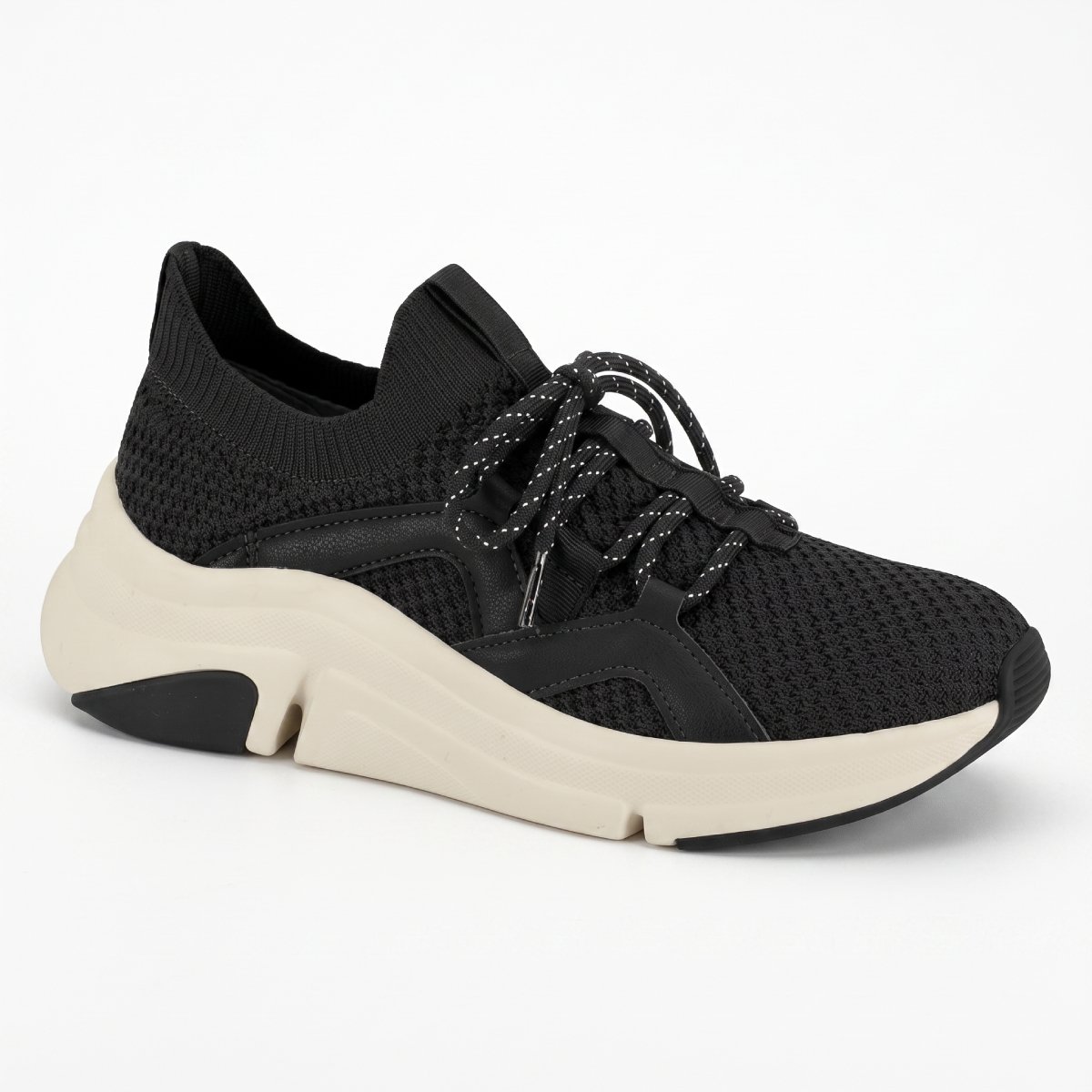 Tenis Feminino Modare Casual Ultraconforto Plataforma Esporte Confortavel Original Preto 2