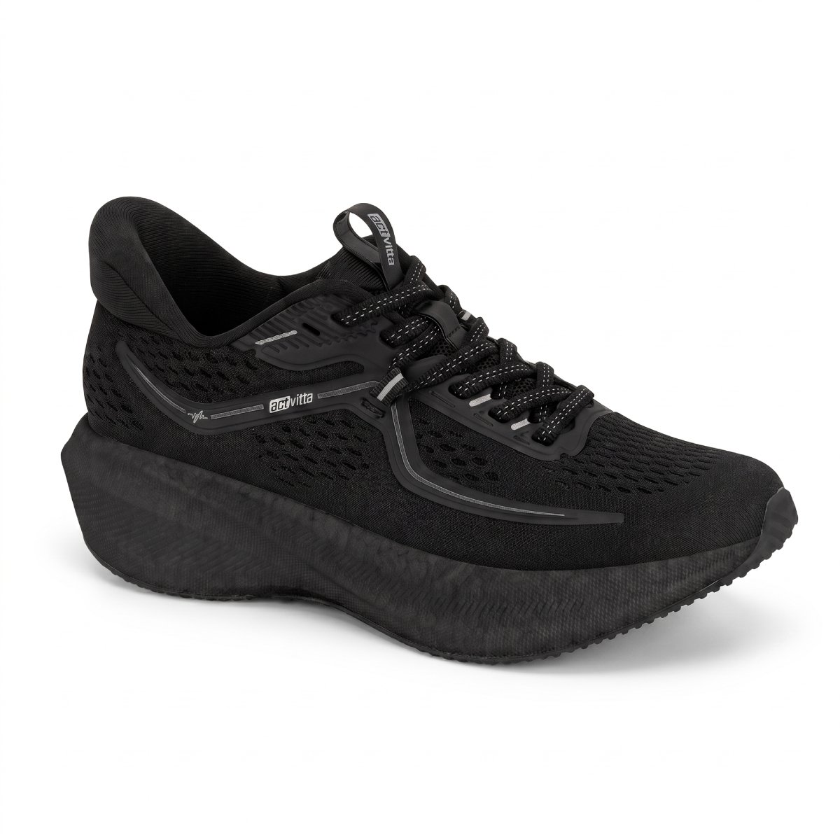 Tenis Feminino Actvitta Casual Knit Plataforma  Esporte Academia Caminhada Confortavel Original