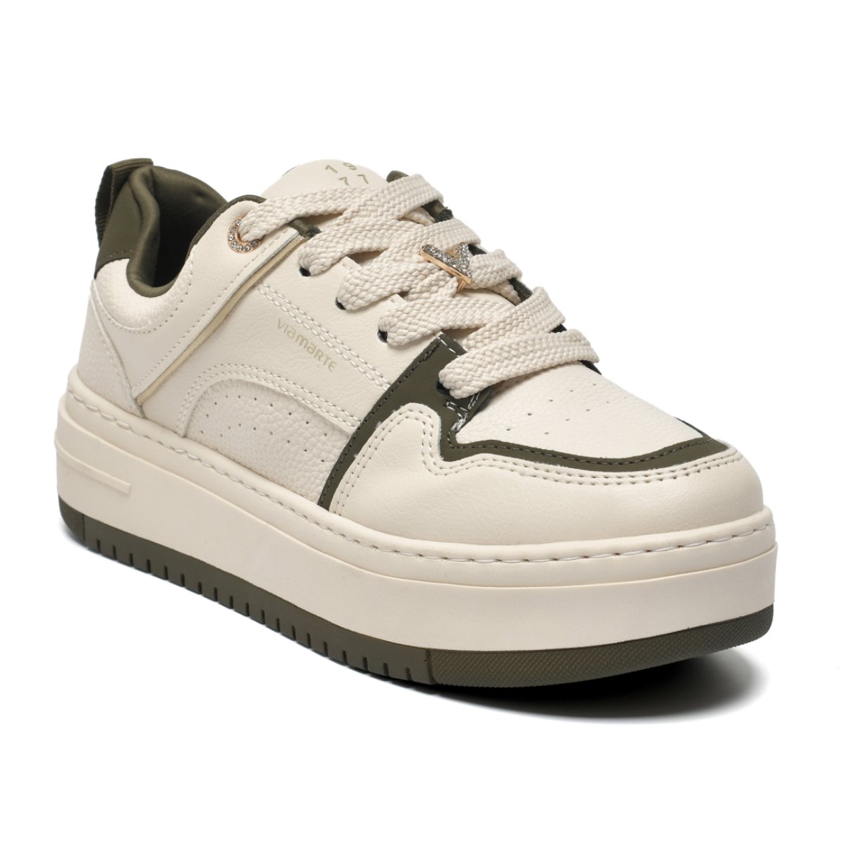 Tenis Feminino Via Marte Casual Robusto Urbano Flatform Confortavel Original