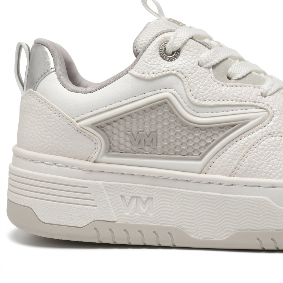 Tenis Feminino Via Marte Casual Sneaker Robusto Flatform Urbano Confortavel Original Branco e Neve Branco/Neve 6
