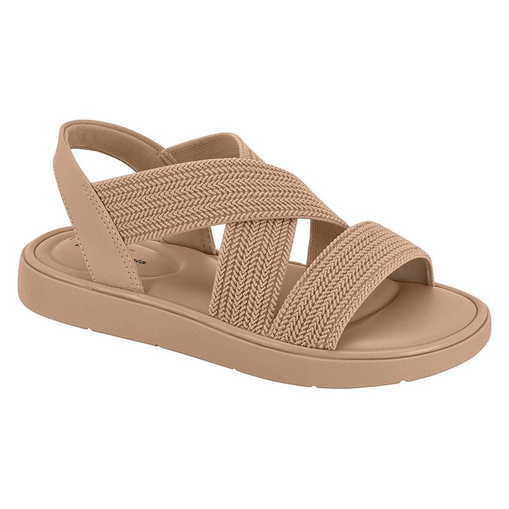 Sandalia Feminina Modare Ultraconforto Elastico Ortopedico Confortavel Original Lancamento Preto 2