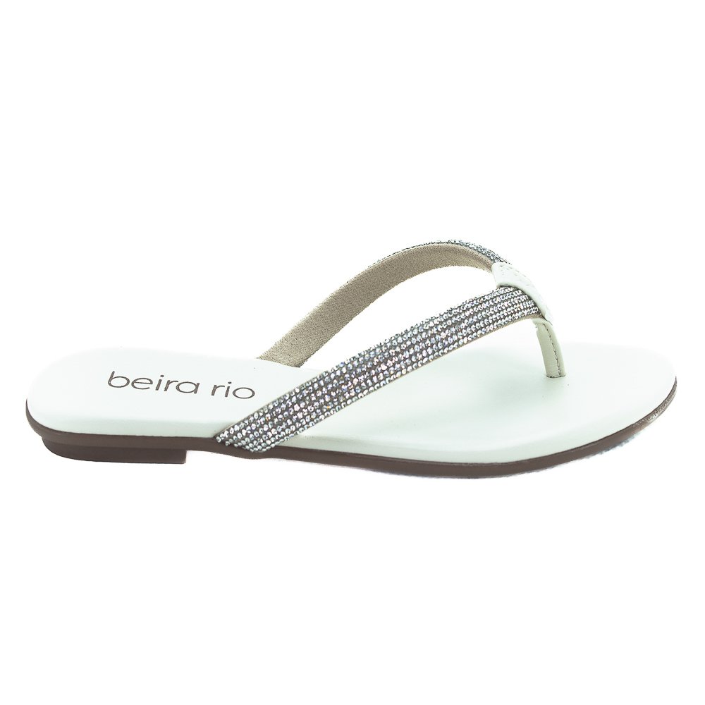 Rasteira Feminina Beira Rio 8384.766 - Branco