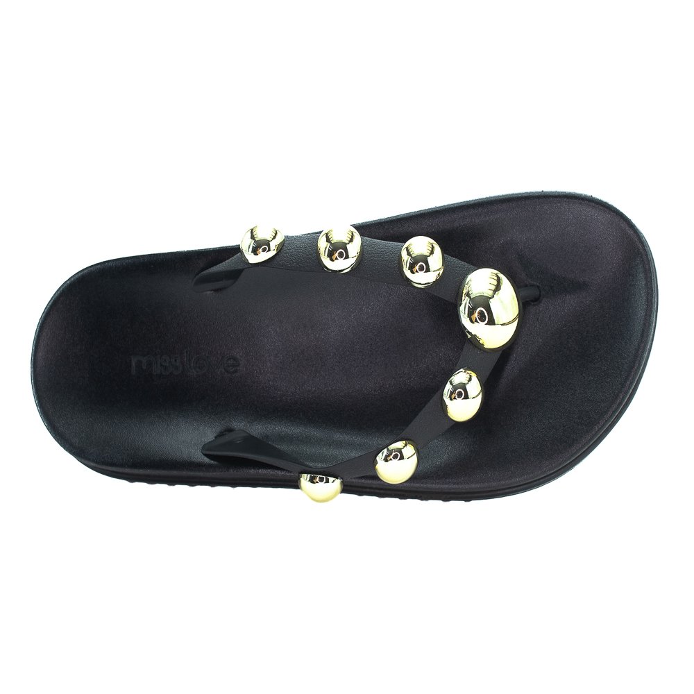 Papete Feminina Miss Love PP-908 - Preto Preto 5