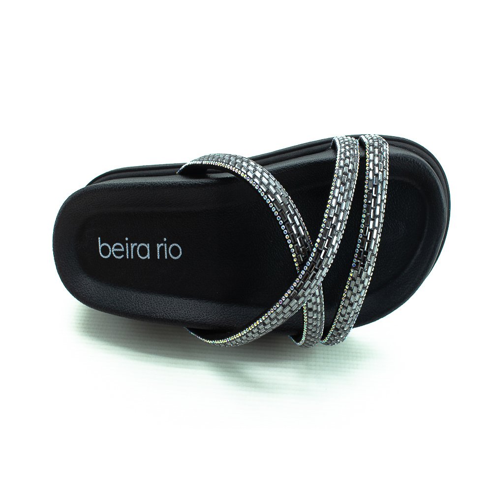 Papete Feminina Beira Rio 8534.103 - Preto Preto 5