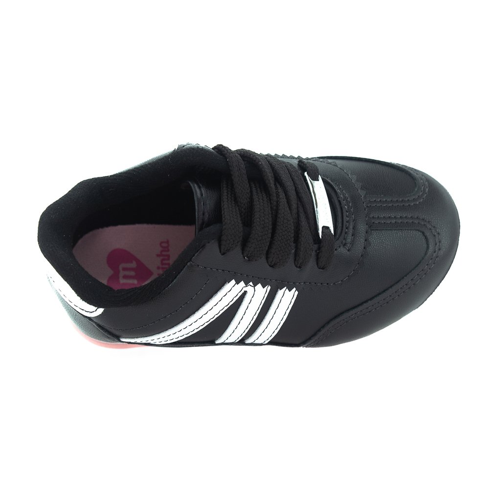 Tênis Infantil Menina Molekinha 2583.203 - Preto Preto 5