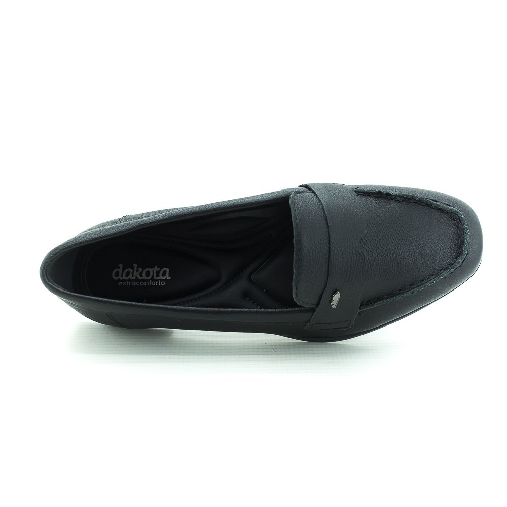 Mocassim Feminino Dakota G6081 - Preto Preto 5