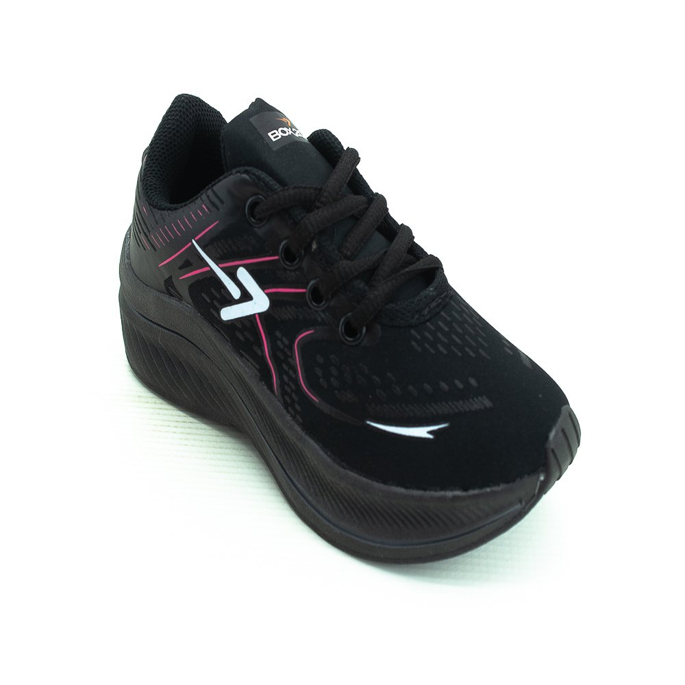 Tênis Infantil Menina Box 200 Bk1915 - Preto Preto 2