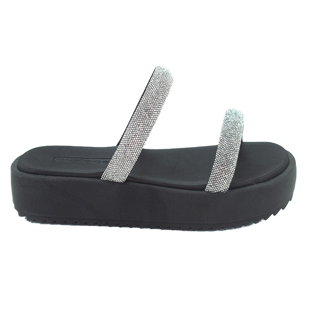 Papete Feminina Moleca 5489.115 -  Preto