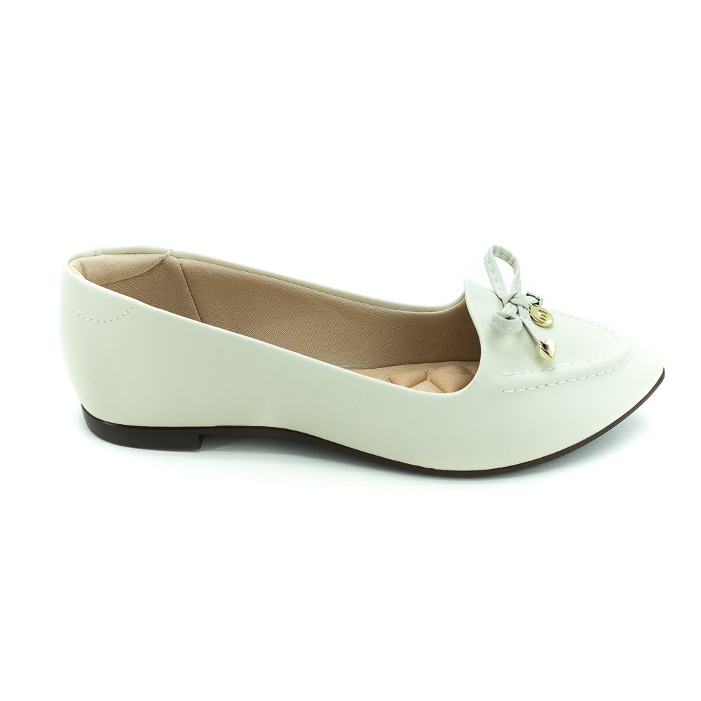 Sapatilha Feminina Moleca 5635.863 - Branco