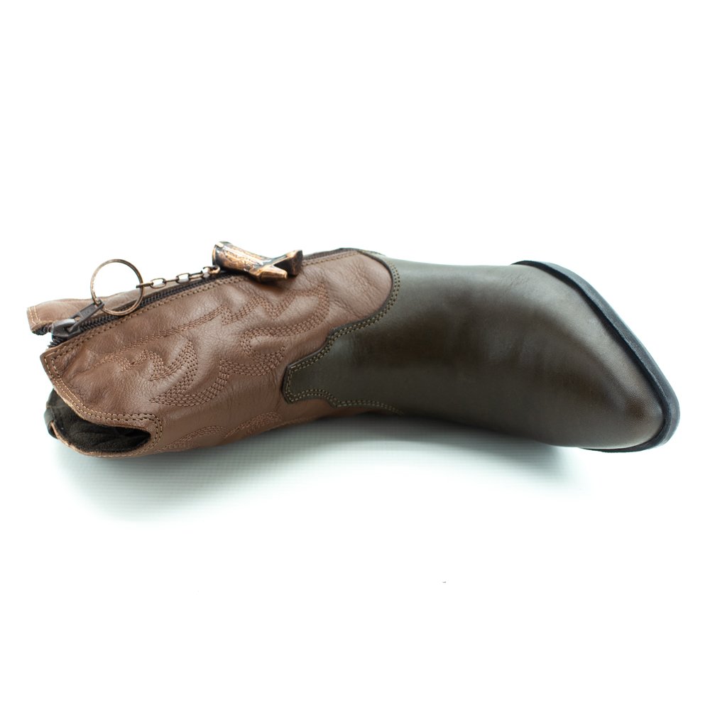 Bota Feminina Perlatto Wes003 - Marrom Marrom 5