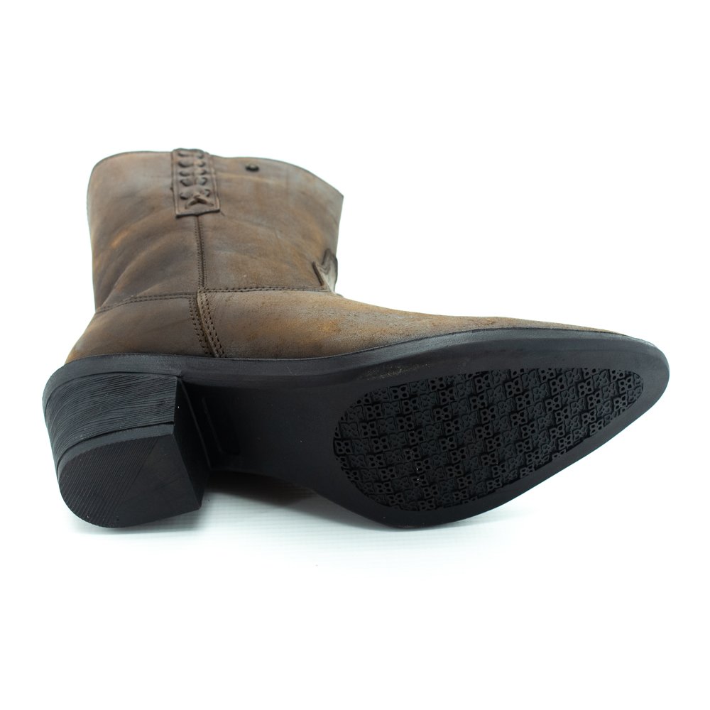 Bota Feminina Perlatto Wes001 - Marrom Marrom 4