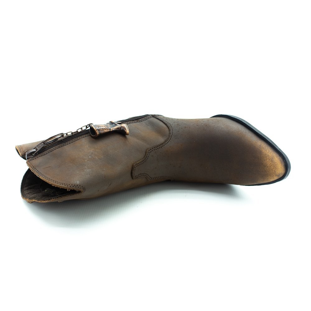 Bota Feminina Perlatto Wes001 - Marrom Marrom 5
