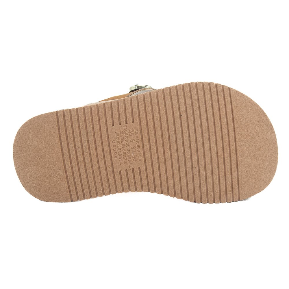 Chinelo Feminino Mississipi MF191 - Marrom Marrom 4