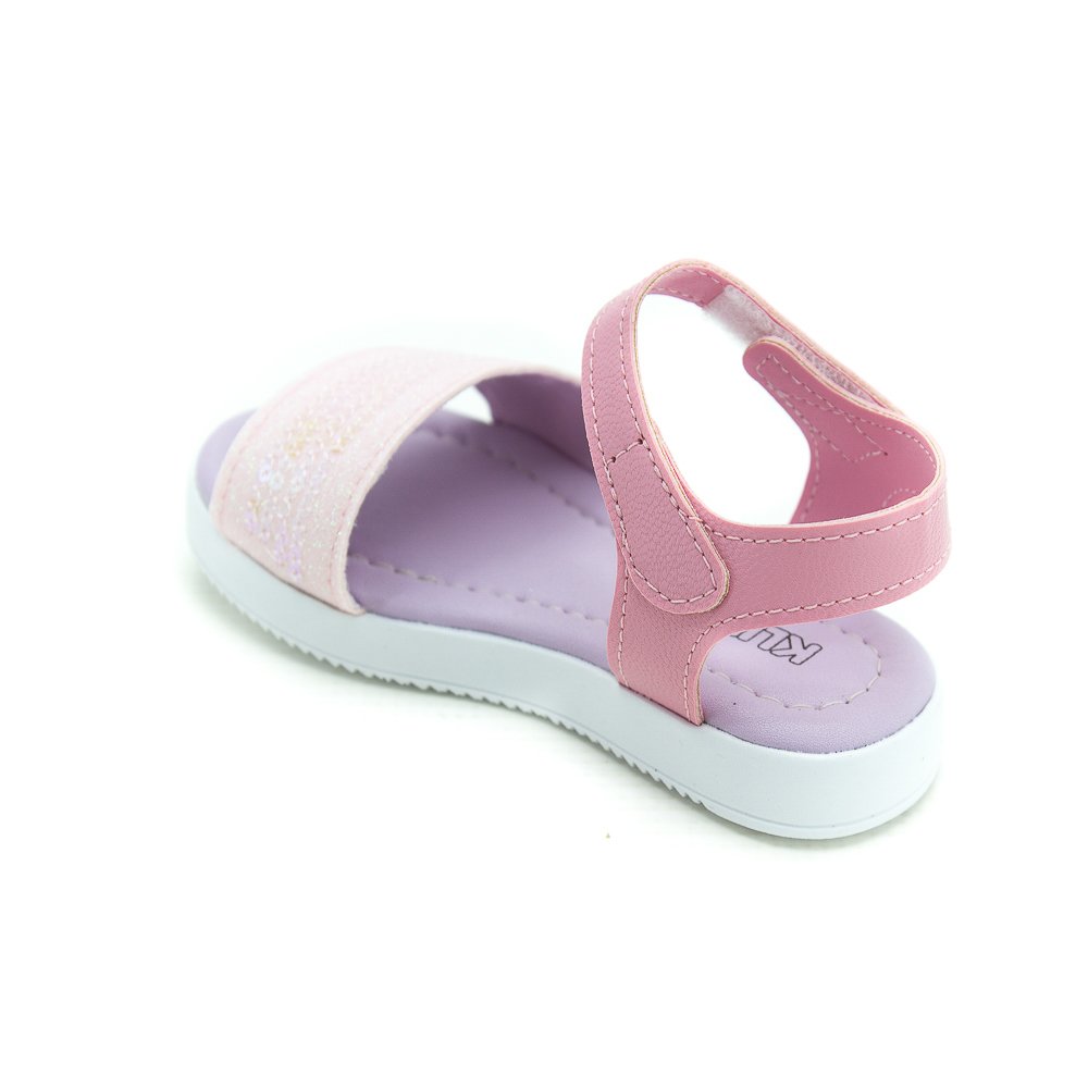 Sandália Infantil Menina Klin Lolinha - Rosa Rosa 3
