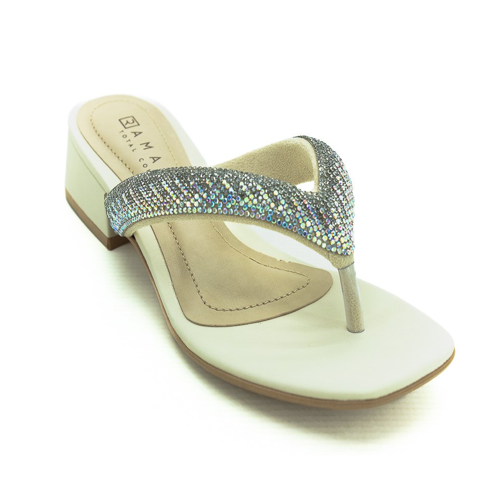 Tamanco Feminino Ramarim 24-48235 - Off White Branco 3