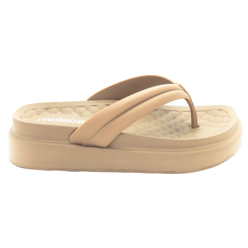 Chinelo Feminino Moleca 5554.100 - Nude