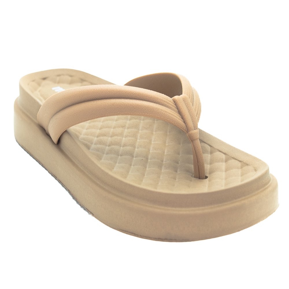 Chinelo Feminino Moleca 5554.100 - Nude Bege 2