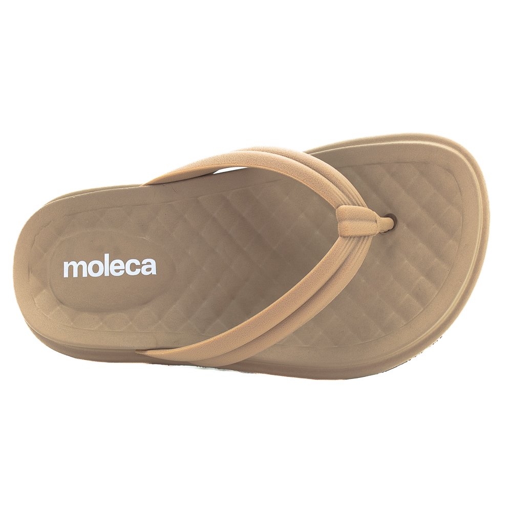 Chinelo Feminino Moleca 5554.100 - Nude Bege 5