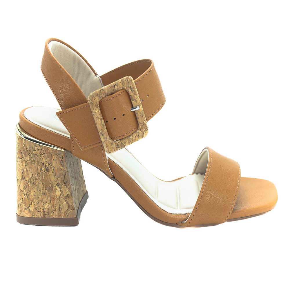 Sandália Feminina Bebecê T6011-203 - Marrom