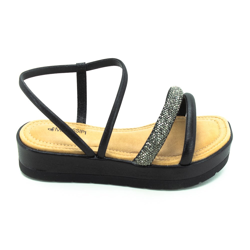 Sandália Feminina Mississipi MB812 - Preto