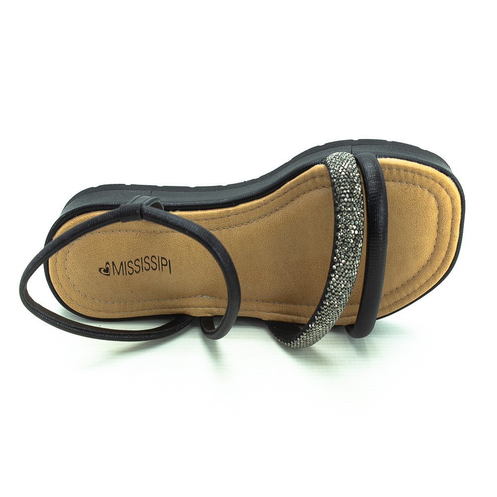 Sandália Feminina Mississipi MB812 - Preto Preto 5