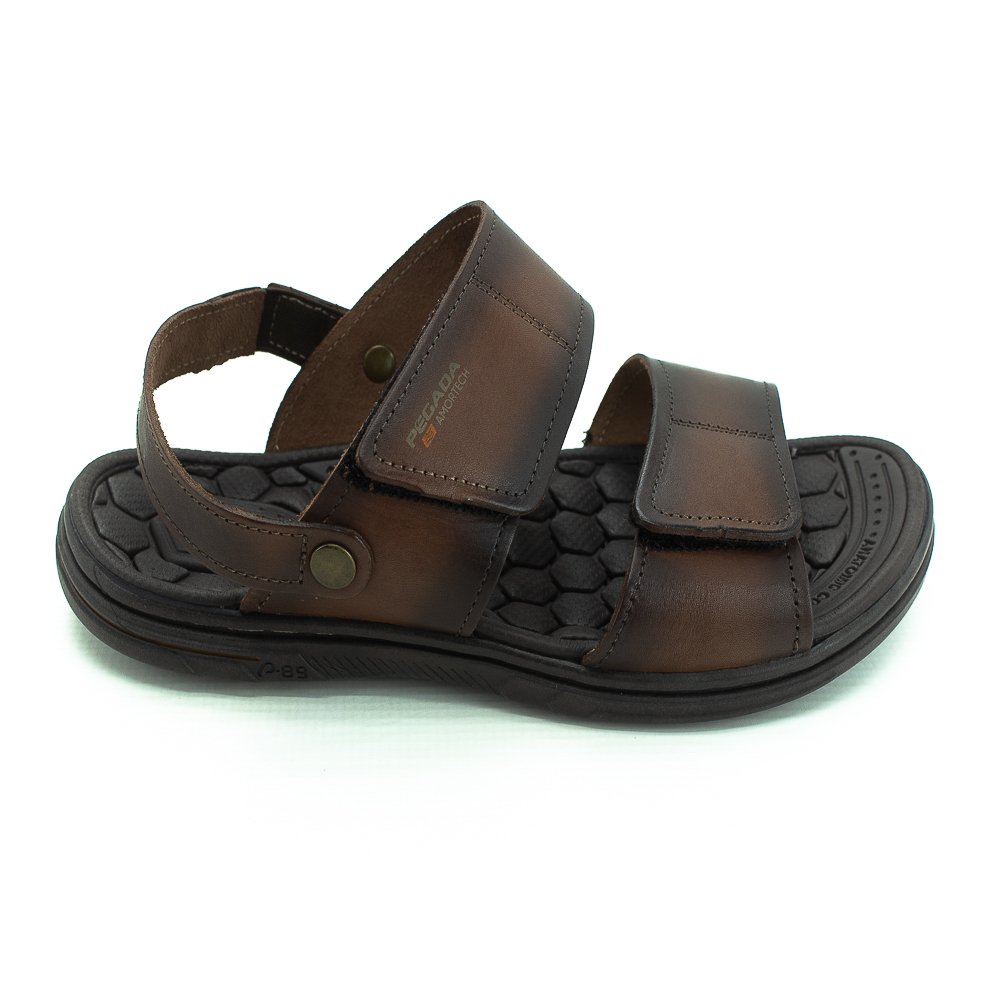 Sandália Masculina Pegada 133303-01 - Marrom