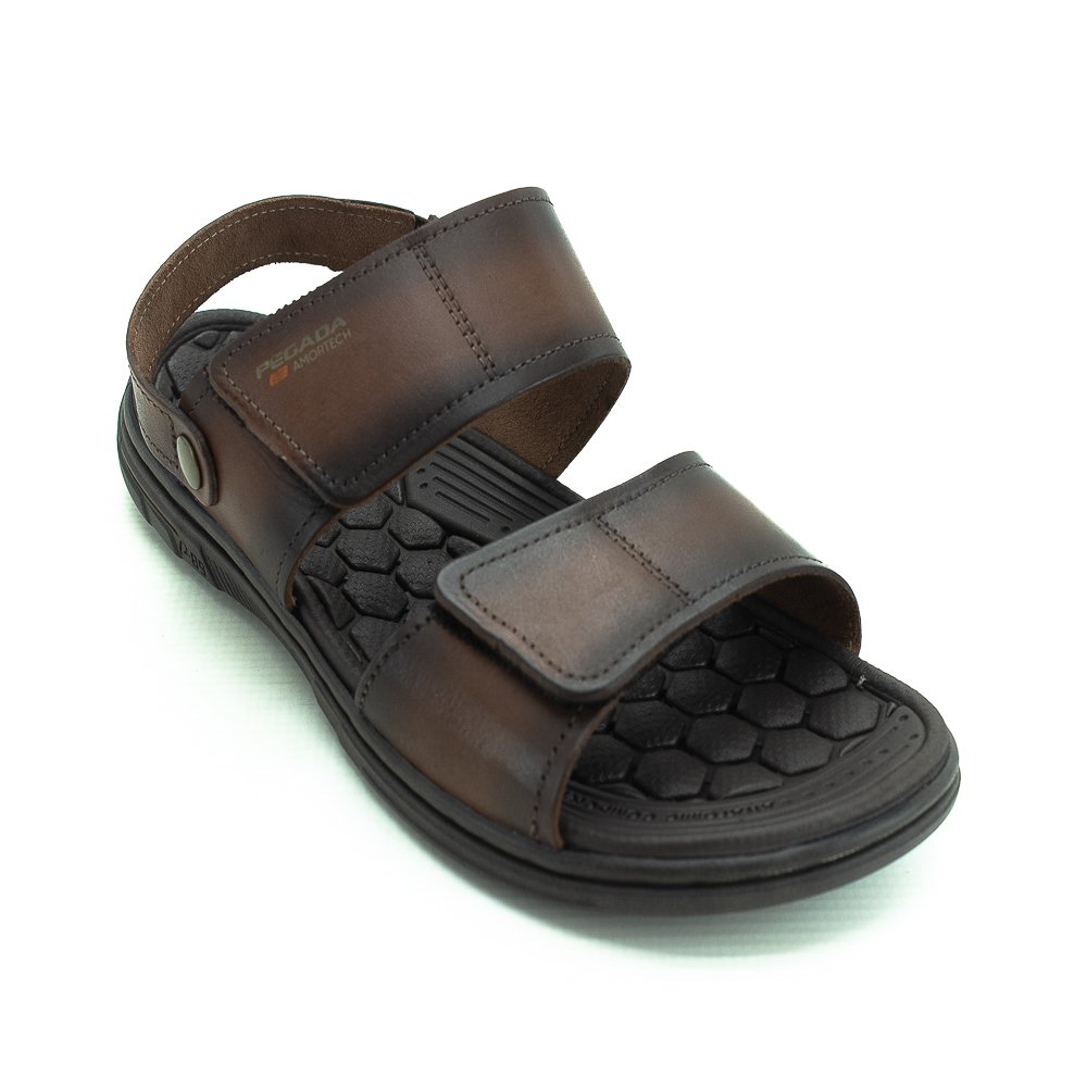 Sandália Masculina Pegada 133303-01 - Marrom Marrom 2