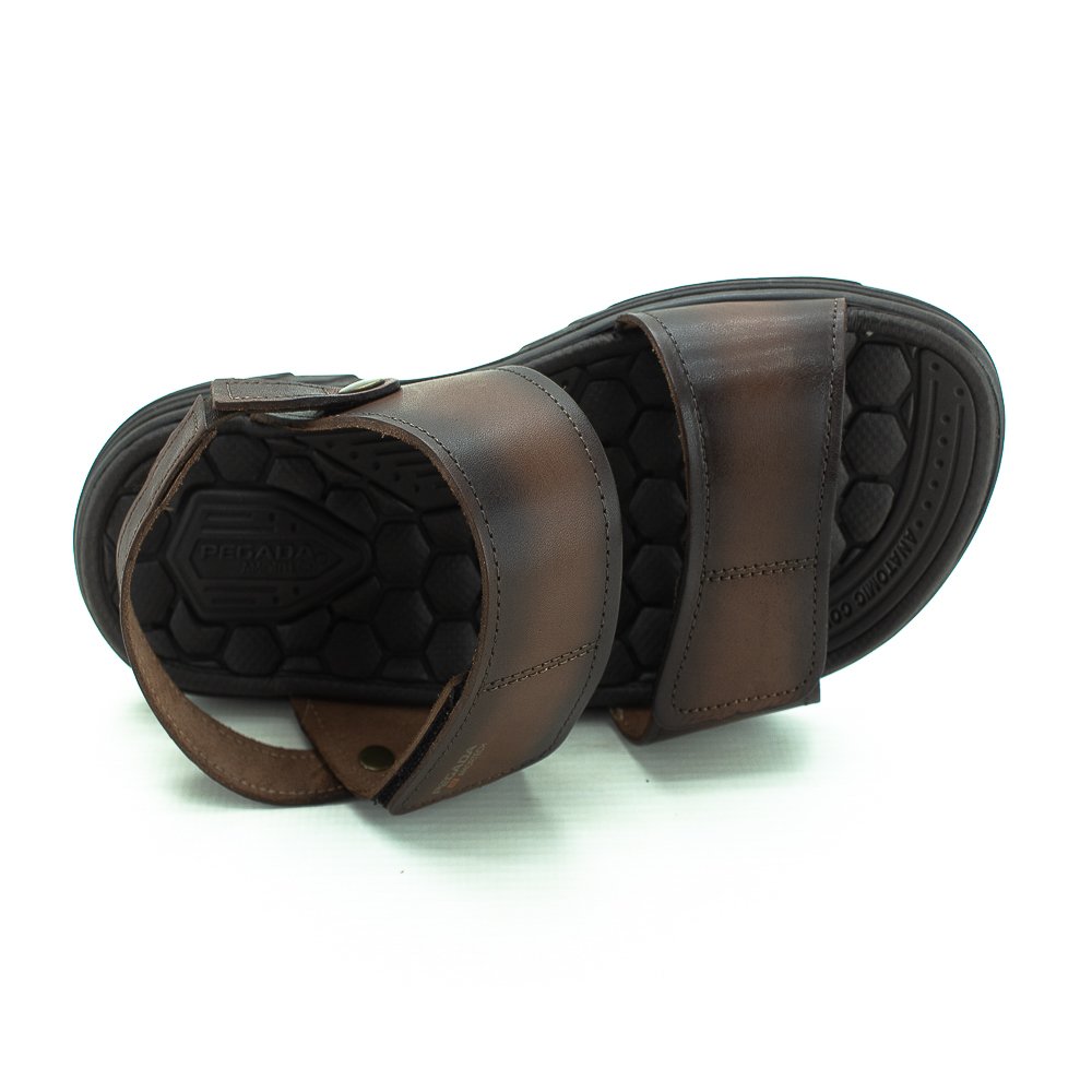 Sandália Masculina Pegada 133303-01 - Marrom Marrom 5