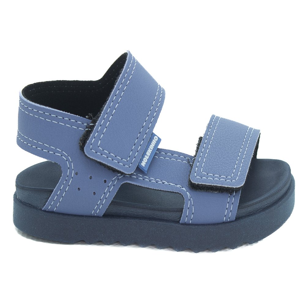 Sandália Infantil Menino Molekinho 2636.204 - Azul
