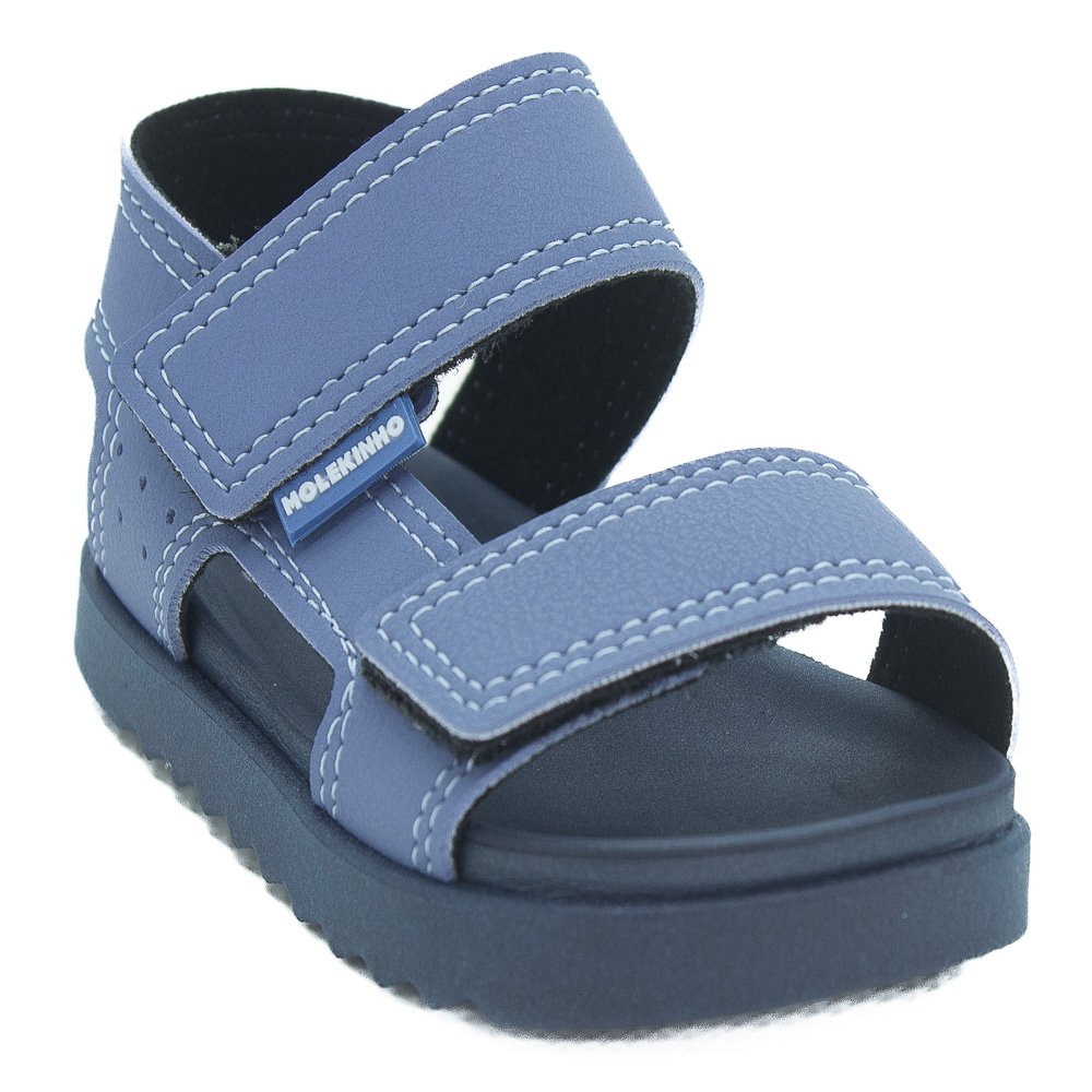 Sandália Infantil Menino Molekinho 2636.204 - Azul Azul 2