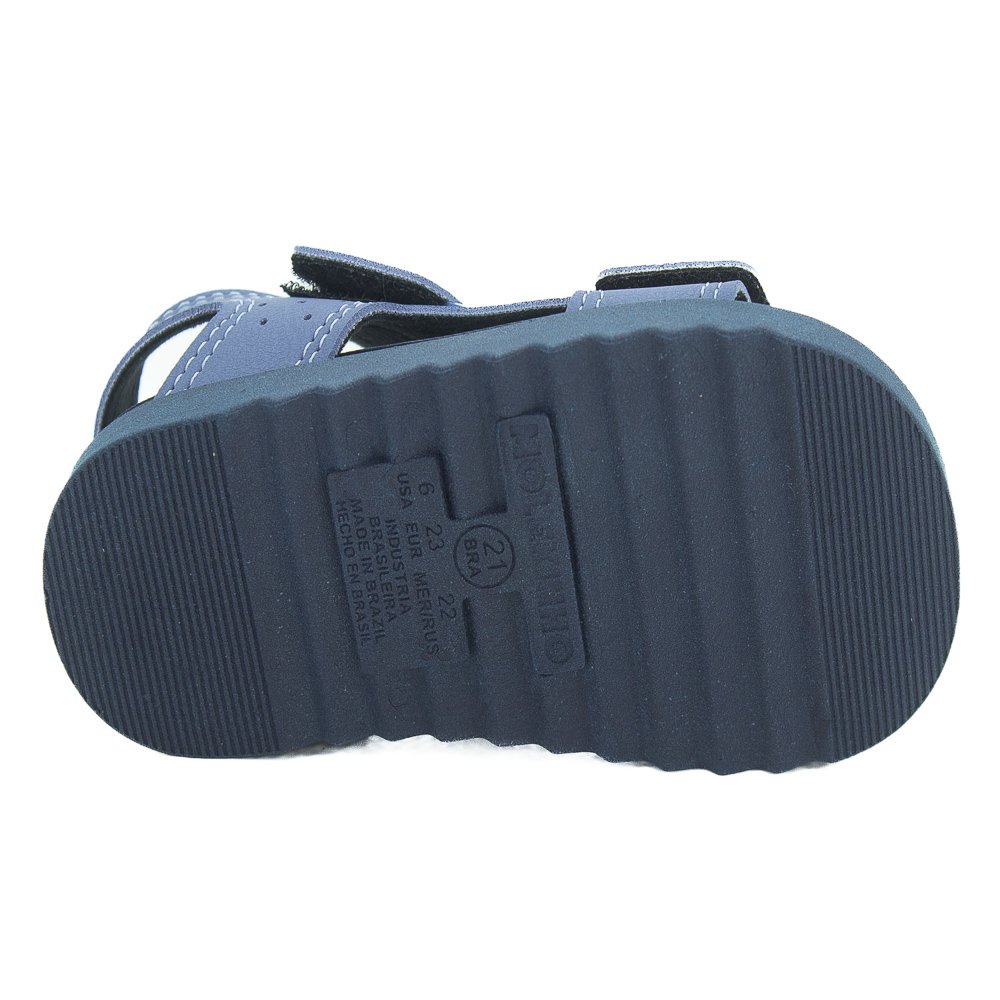 Sandália Infantil Menino Molekinho 2636.204 - Azul Azul 4